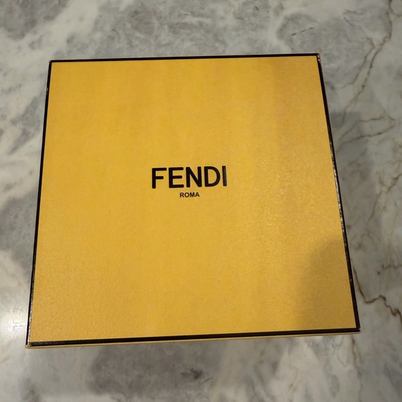 Fendi Gold and Crystal Bracelet with Logo Accents - Picture 5 of 7